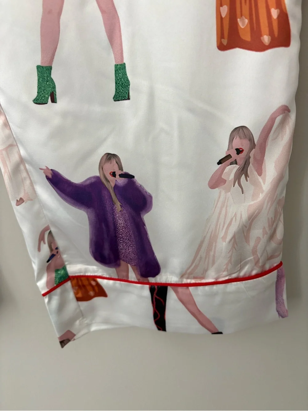 Sheshow Taylor Swift Print Pajama Set